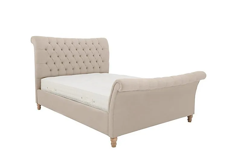 Evie Bed Frame - King Size - Savannah Almond