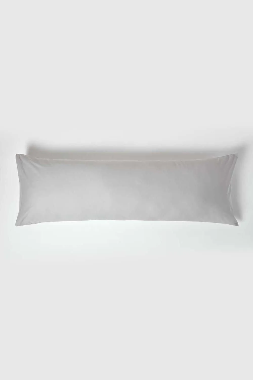 Homescapes Egyptian Cotton Housewife Body Pillowcase 200 TC in Silver 1