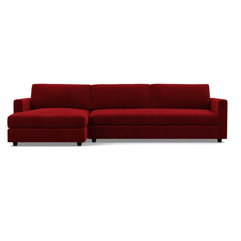 Heal's Nimbus II Complete 4 Seater Corner Chaise LHF Smart Luxe Velvet