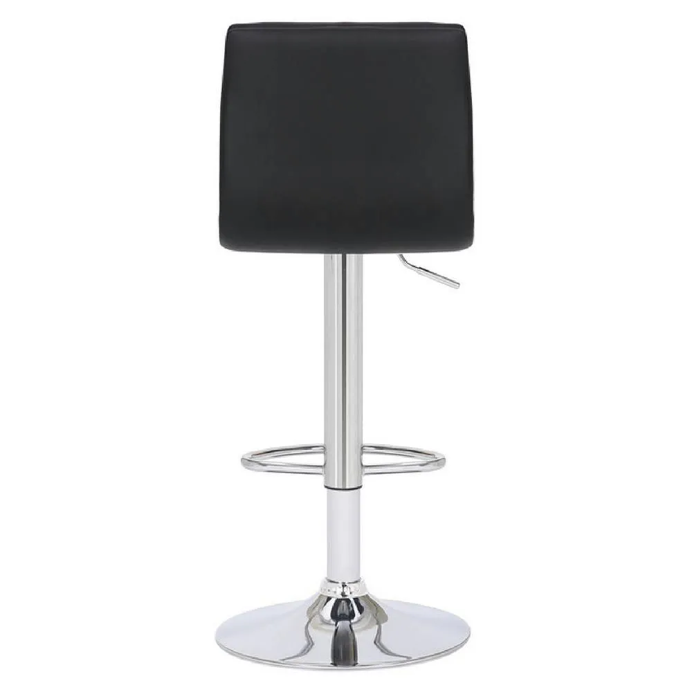 netfurniture Crains black padded kitchen breakfast bar stool 6