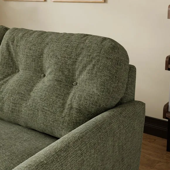 Sven Soft Texture Chenille Large Corner Chaise Sofa 3