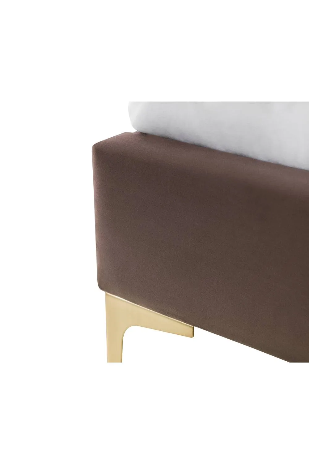 Julian Bowen Deco Upholstered Bed in Chocolate 5
