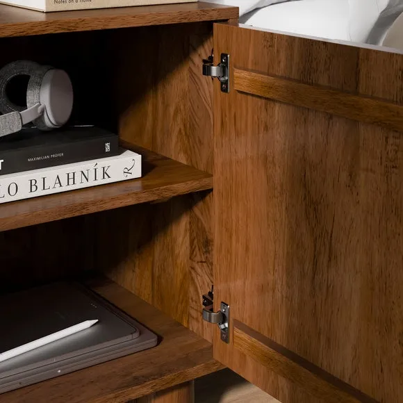 Juni Bedside Table, Mango Wood 4