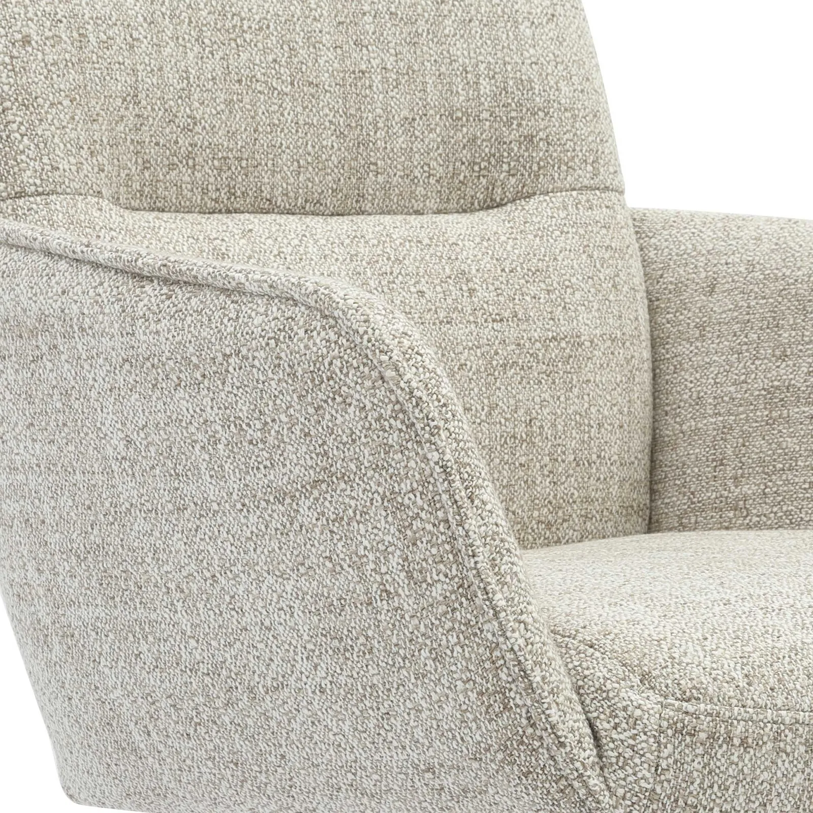 Woolwich Dining Chair With 360 Swivel, Orange Fabric | Barker & Stonehouse 3