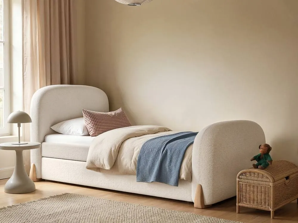 Flair Ines Day Bed with Trundle Cream 2