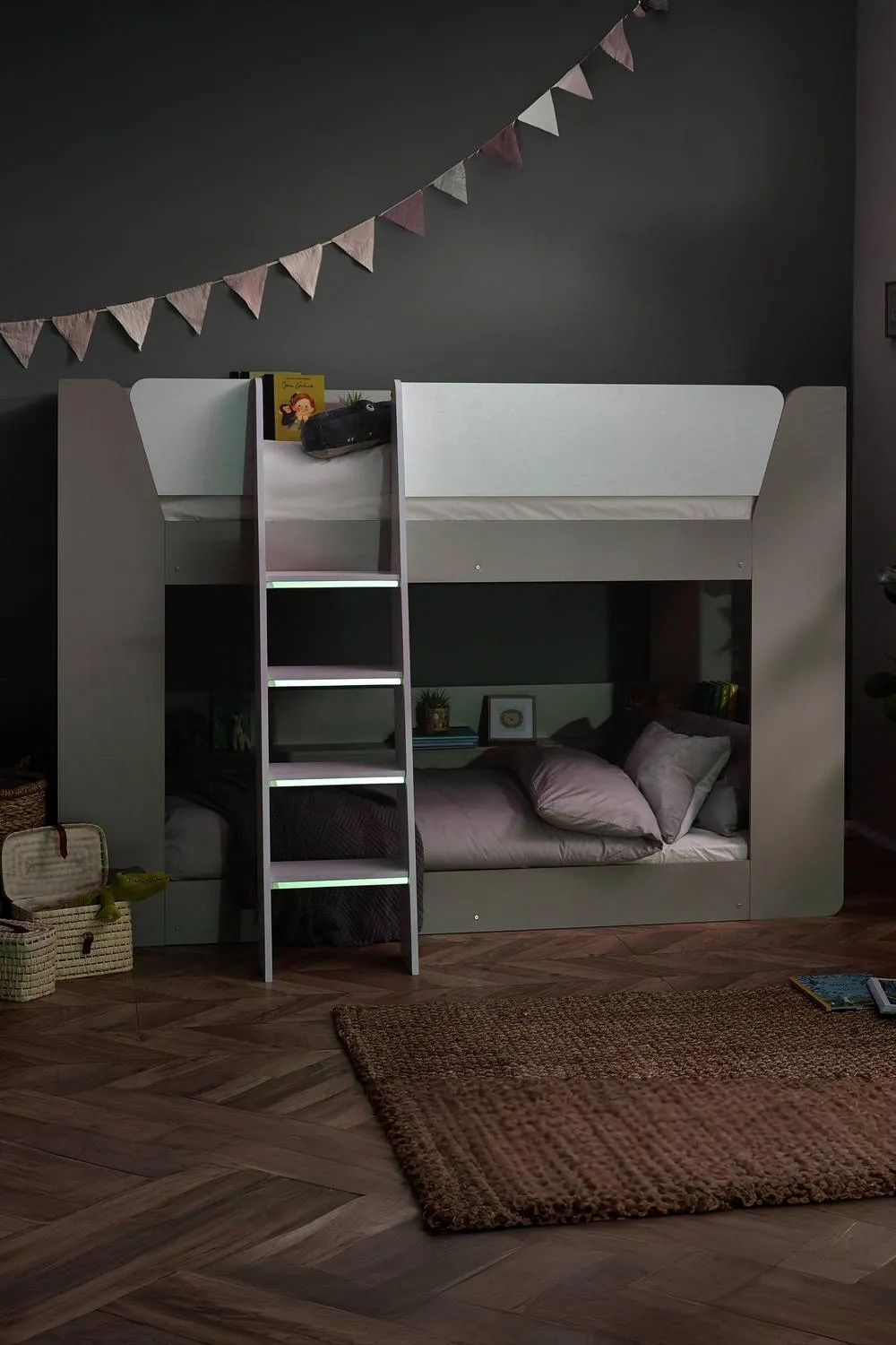 Julian Bowen Parsec Bunk Bed in White 5