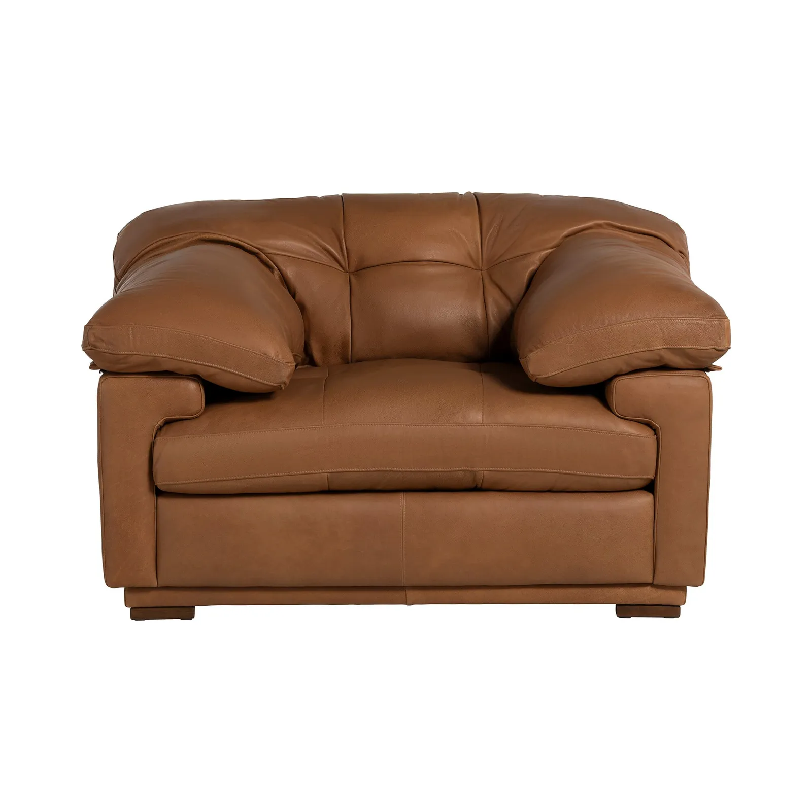 Langley Armchair, Brown Leather | Barker & Stonehouse 2