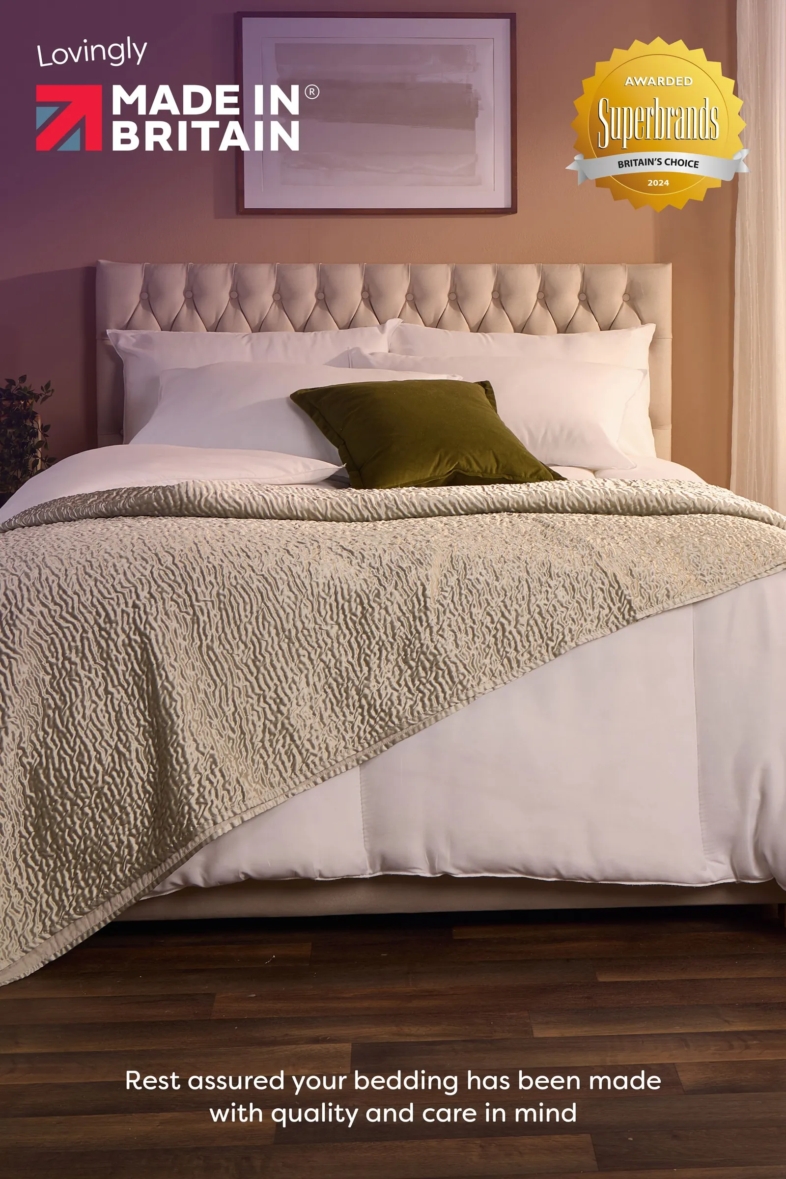 Slumberdown 4 Pack Anti Allergy Medium Support Back Sleeper Pillows in White 6