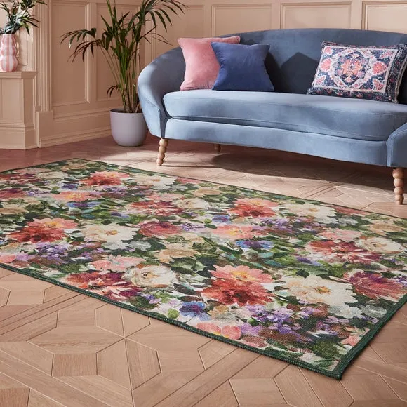 Clarke and Clarke Tahiti Washable Rug 1