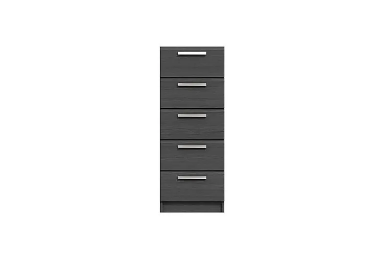 Waterloo 5 Drawer Tall Chest - Graphite