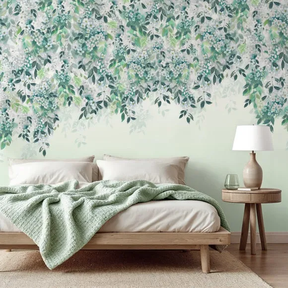 Flo Trailing Leaf Wall Mural 1