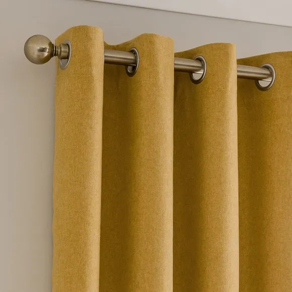Luna Brushed Eyelet Curtains (Blackout Available) 1