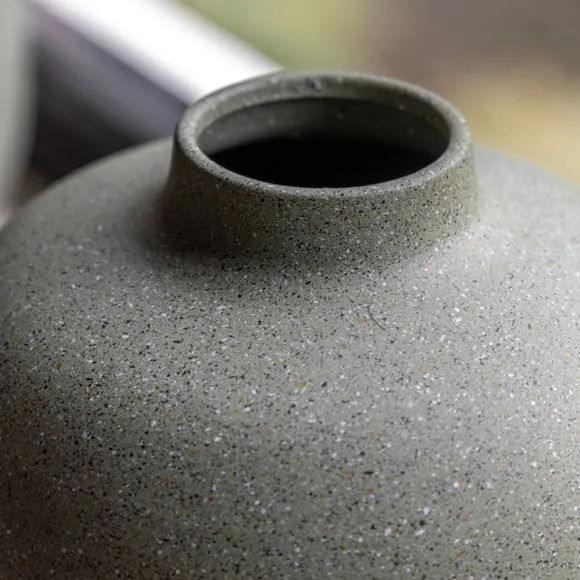 Cedar & Sage Goa Cast Aluminium Olive Vase 2