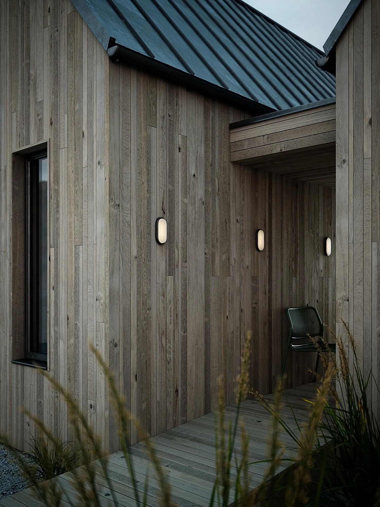 Nordlux Cuba_Out Outdoor Wall Light Black Garden LED IP54 3000k Mains 5