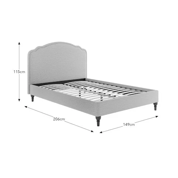 Ella Timeless Chenille Bed Frame 6