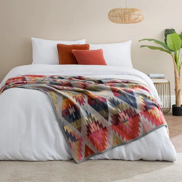 Aztec Diamond Throw Blanket 3