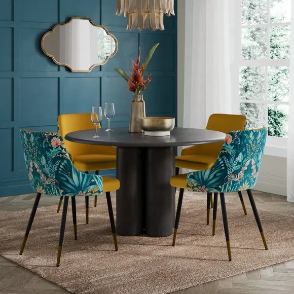 Ariana Set of 2 Dining Chairs, Utopia Velvet 2