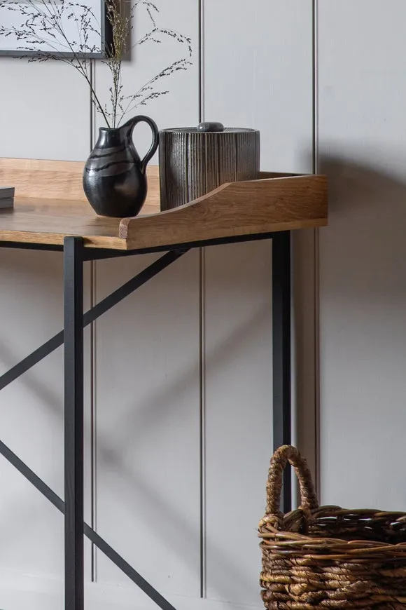 Newark Desk, Light Wood Effect 2