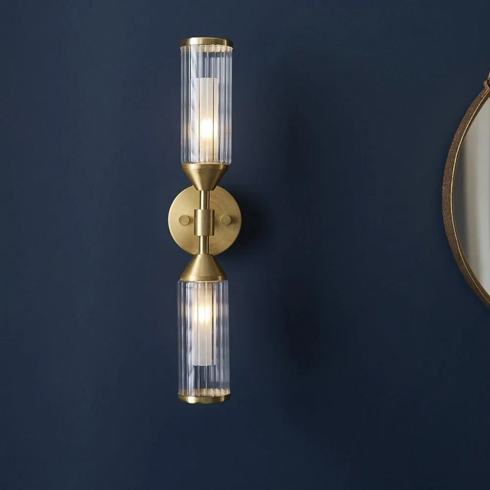 Netlighting 'TRIESTE' Stylish Dimmable Indoor 2 Light Mountable Décor Wall Lamp in Yellow 2