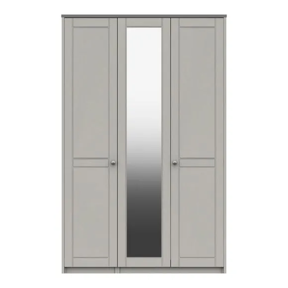 Darwin Triple Wardrobe, Mirrored