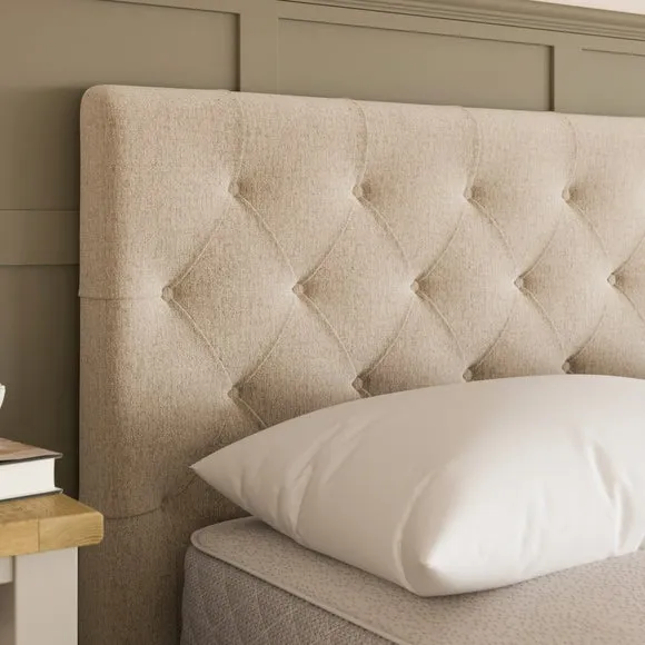 Emberly Chenille Ottoman Bed Frame 6
