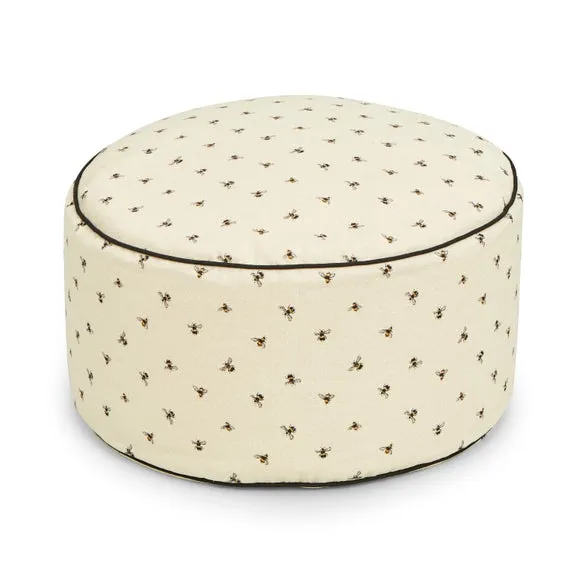 Bees Pouffe Natural 2