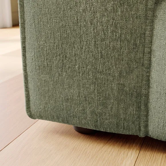 Abel Vintage Soft Chenille 3 Seater Sofa 5