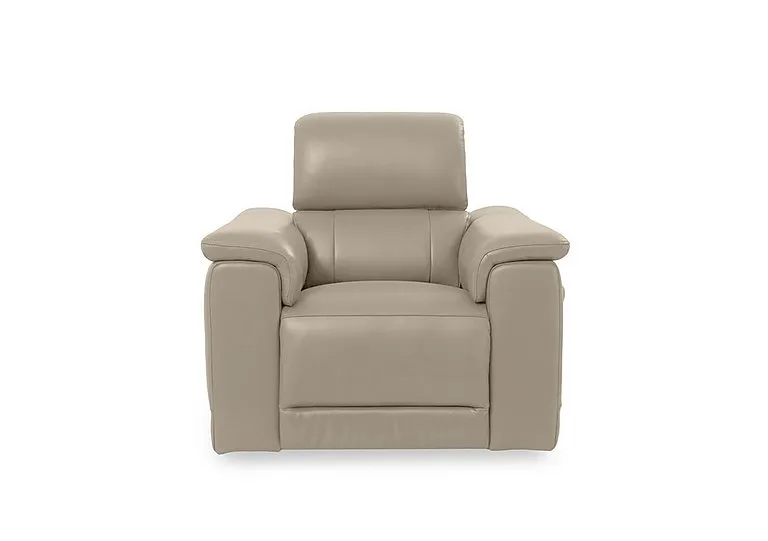 Genius Leather Power Recliner Chair with Power Headrest