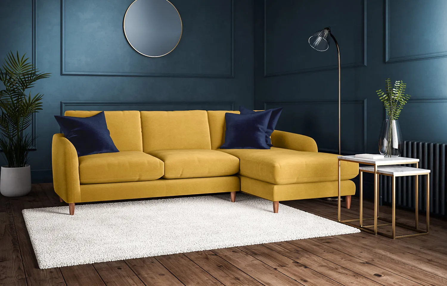 M&S Mia Chaise Sofa (Right-Hand)