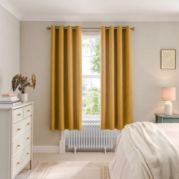 Luna Brushed Eyelet Curtains (Blackout Available) 4