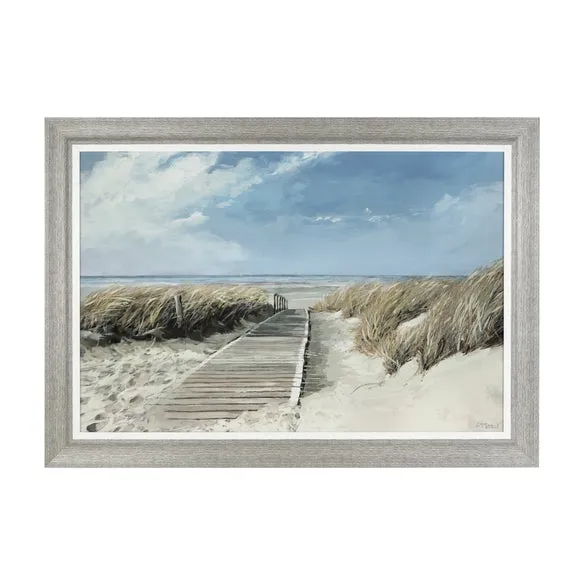 View To Sea by Adelene Fletcher Framed Print 2