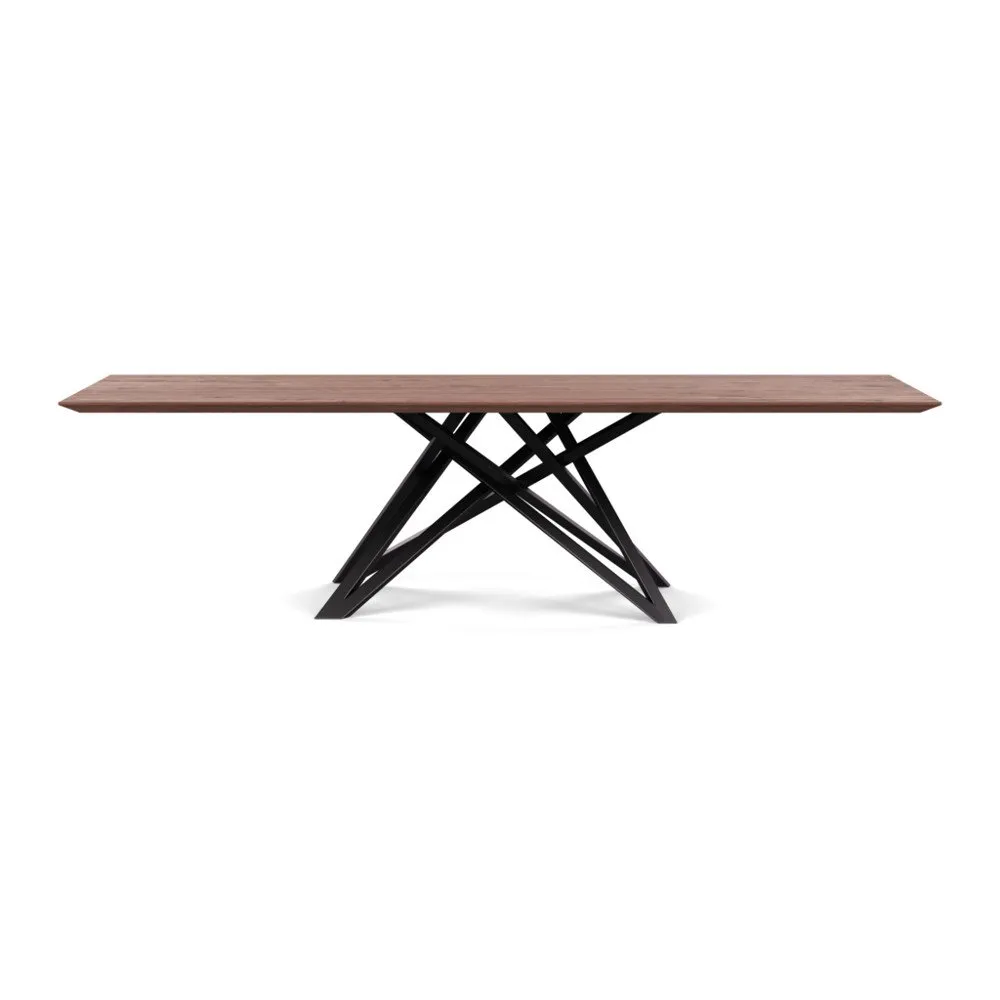 Heal's Vienna Dining Table 280x100cm Oiled Walnut Chamfered Edge Not Filled 1