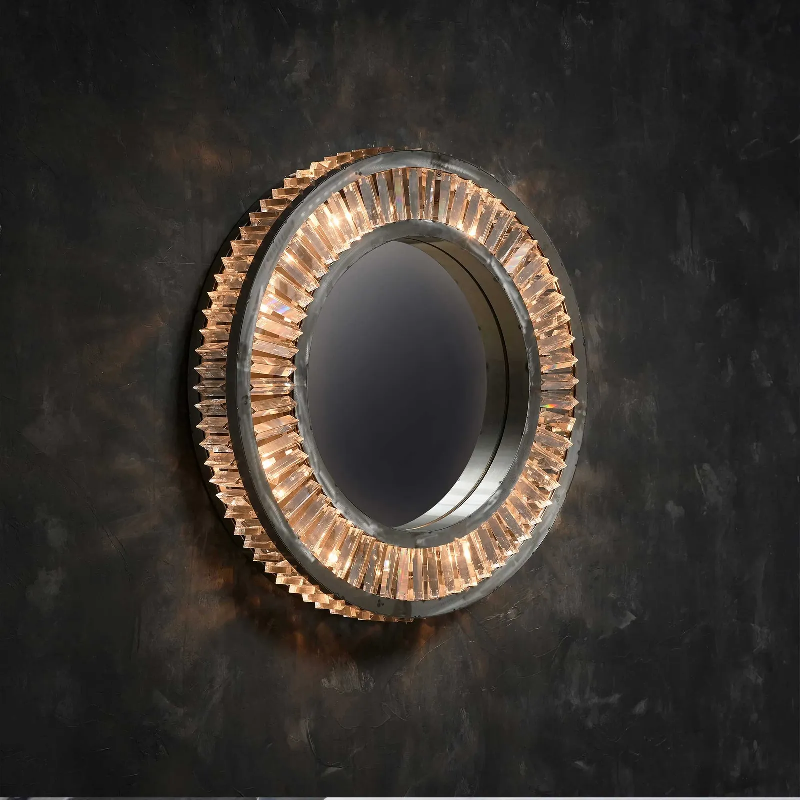 Timothy Oulton Rex Mirror Round, Round Metal | Barker & Stonehouse 3