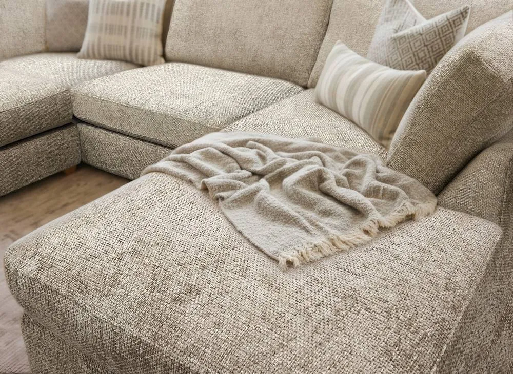 The Great Sofa Company Hyde U Shape Corner Sofa in Stone 3