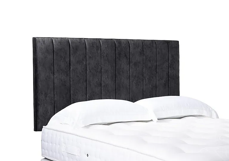 Artisan Collection Elyse High Strutted Headboard - Single - Daytona Coal
