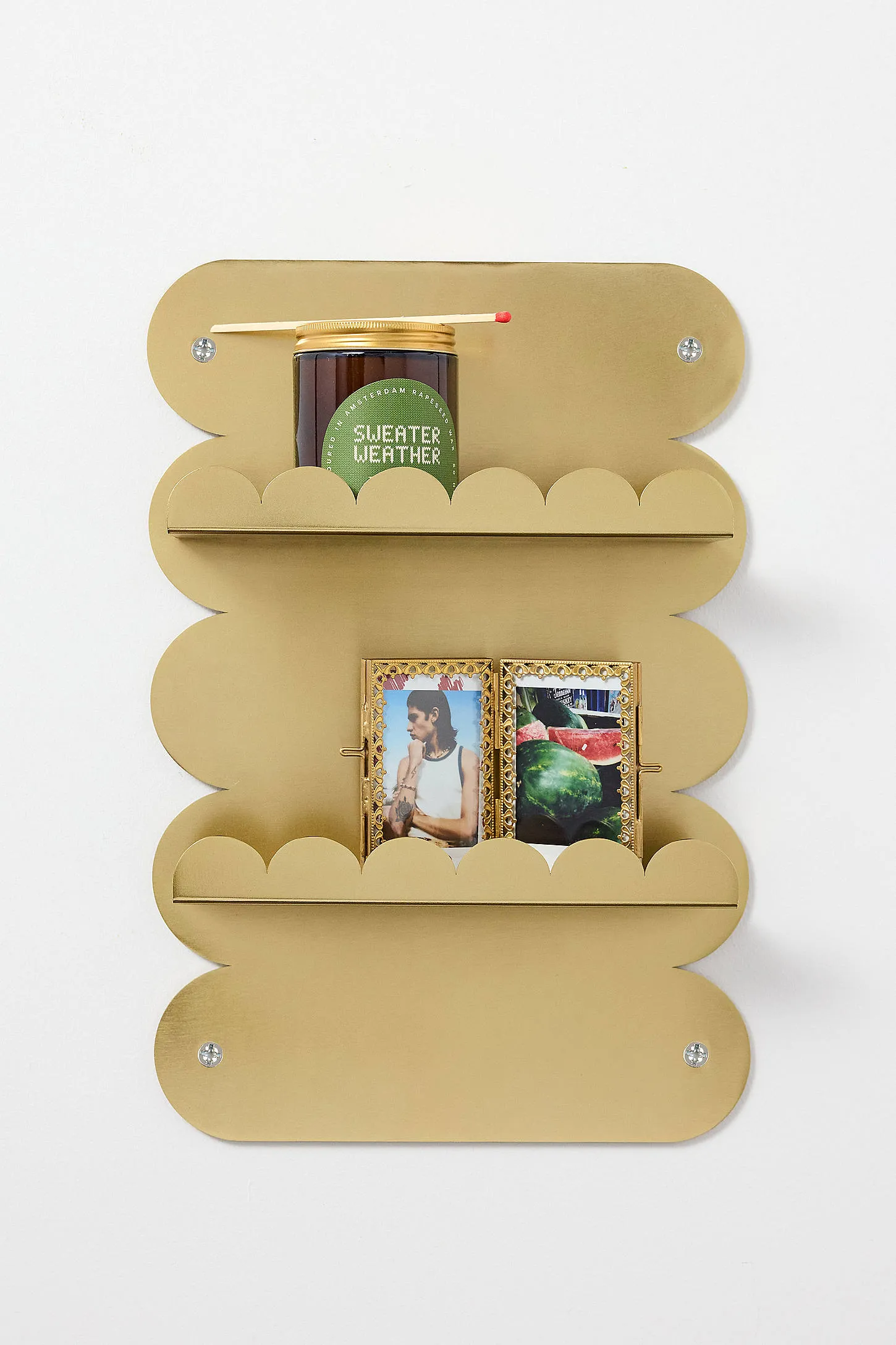 Scalloped Wall Shelf