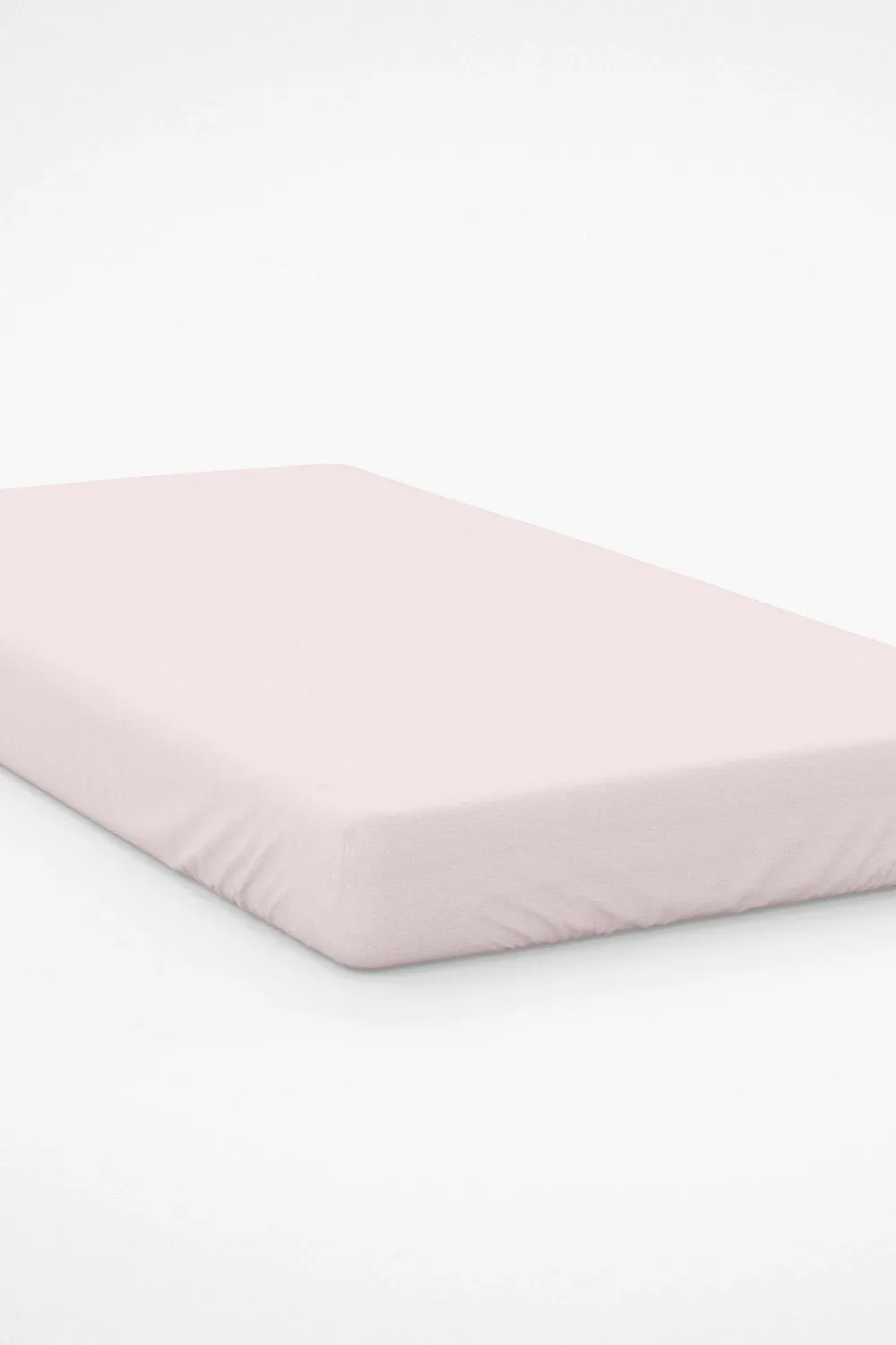 Belledorm Egyptian Cotton 200 Thread Count 30cm Fitted Sheet in Pale Pink 1