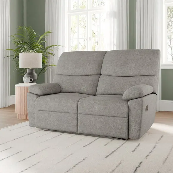 Murphy Chenille Manual Recliner 2 Seater Sofa