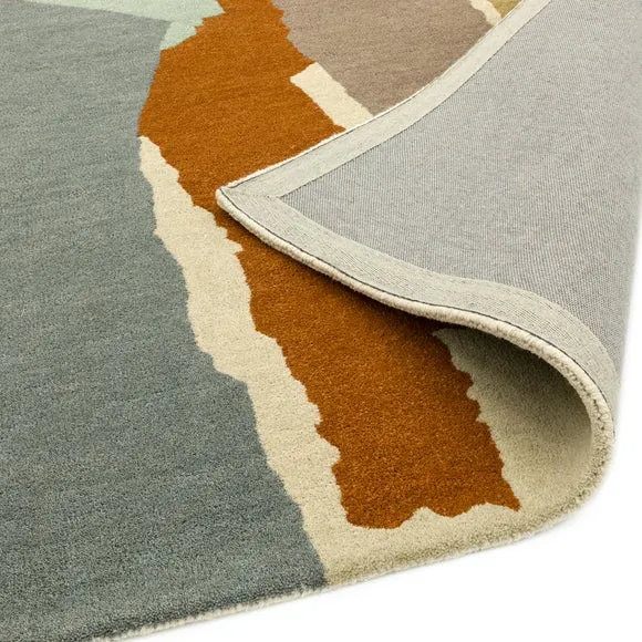 Asiatic Reef Abstract Wool Rug 3