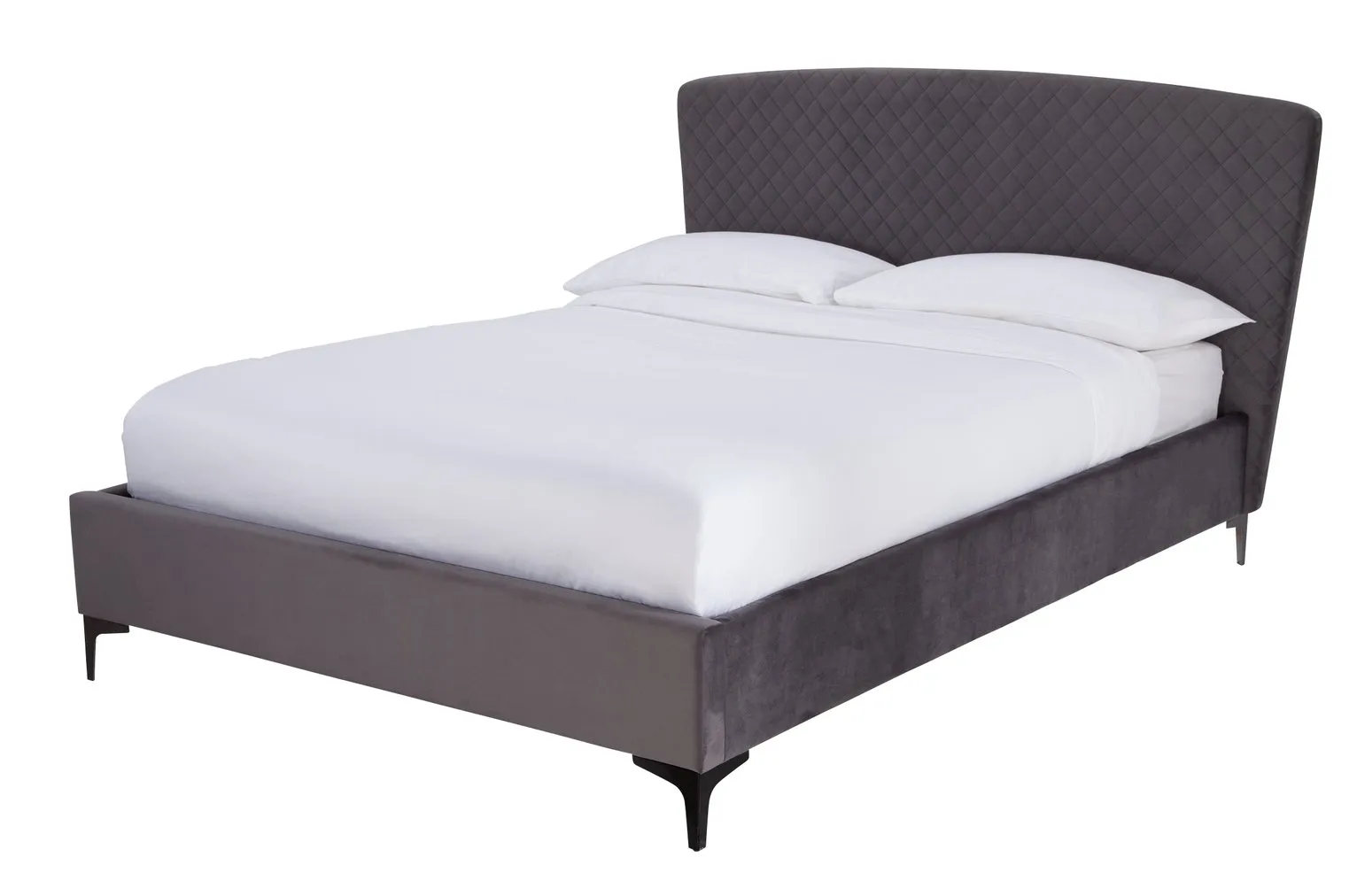 Habitat Wafer Small Double Bed Frame - Charcoal