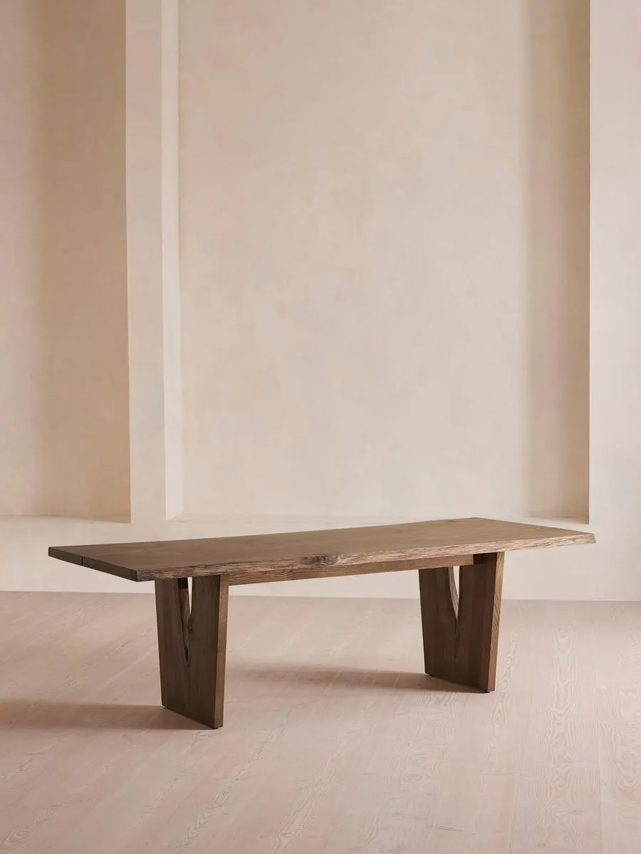 Calne Dining Table, Dark, 240cm