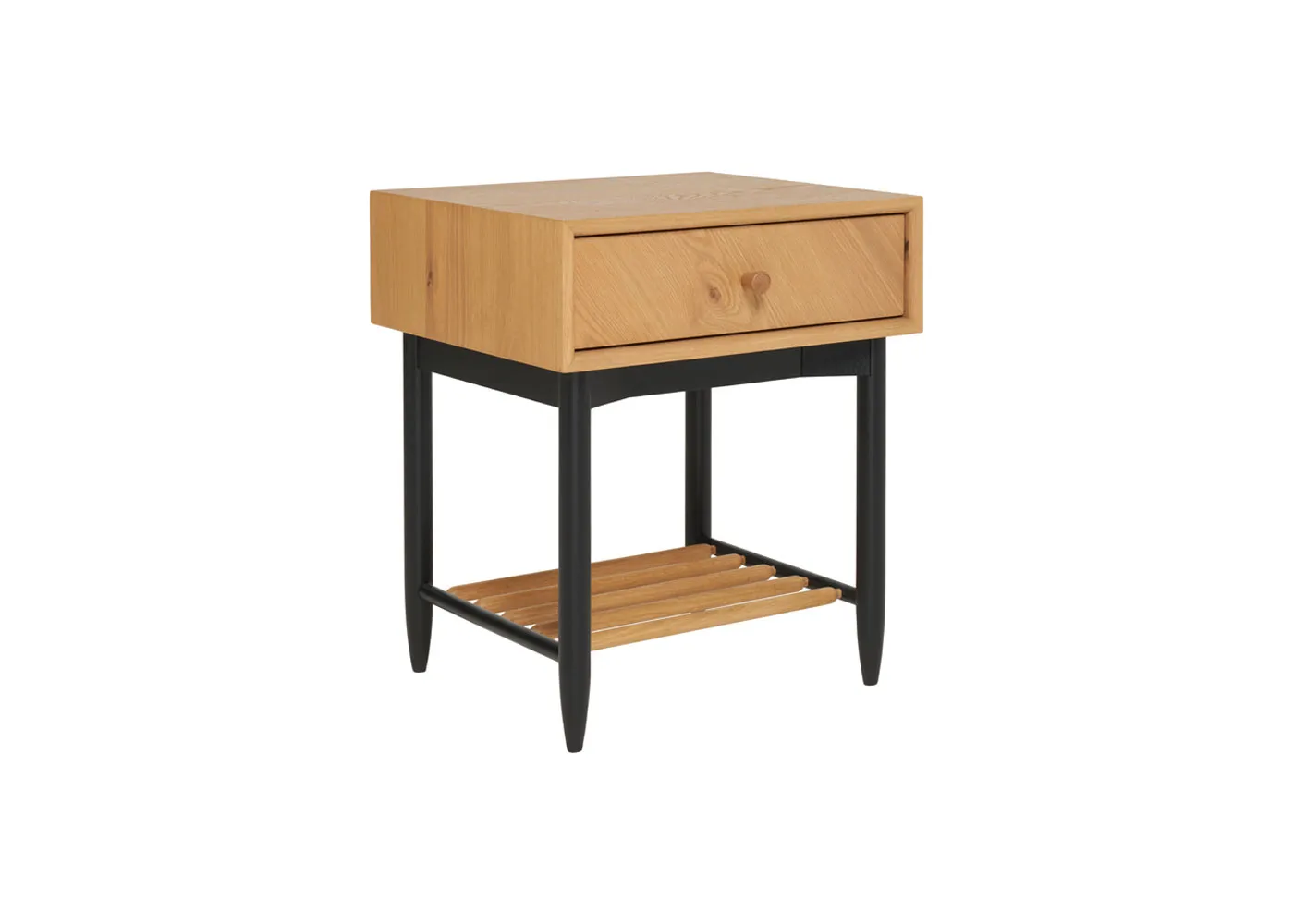 Ercol Monza 1 Drawer Bedside Cabinet