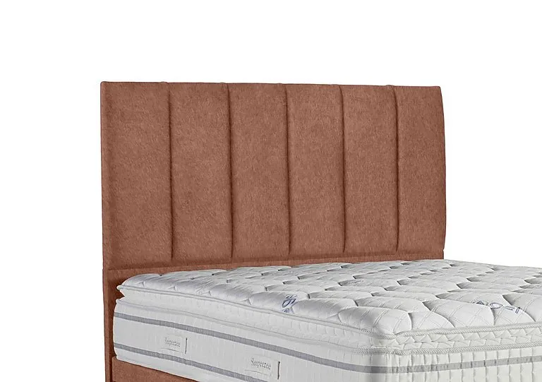Spire Floor Standing Headboard - Double - Burnt Orange