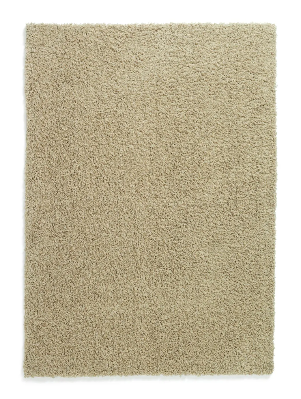 Habitat Recycled Cosy Plain Shaggy Rug - 80x150cm - Natural