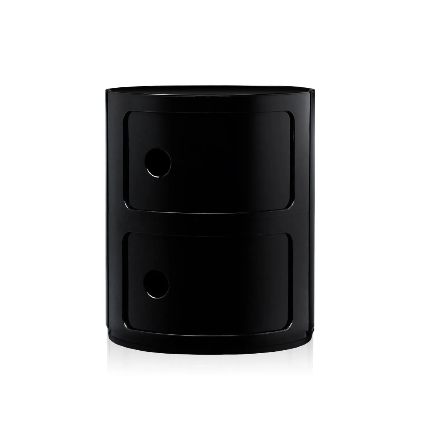 Kartell Componibili Cabinet 2 Element Black 1