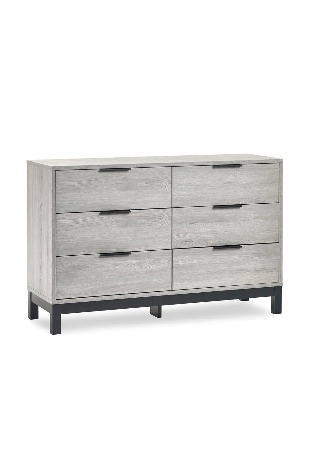 Julian Bowen Bali 6 Drawer Wide Chest in Light Grey 4