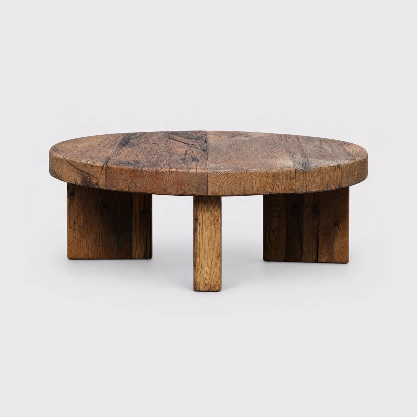 Sark Coffee Table 90X90X32Cm, Round, Brown Oak | Barker & Stonehouse