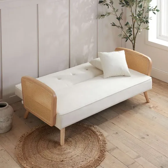 Mila Rattan Sofa Bed 3