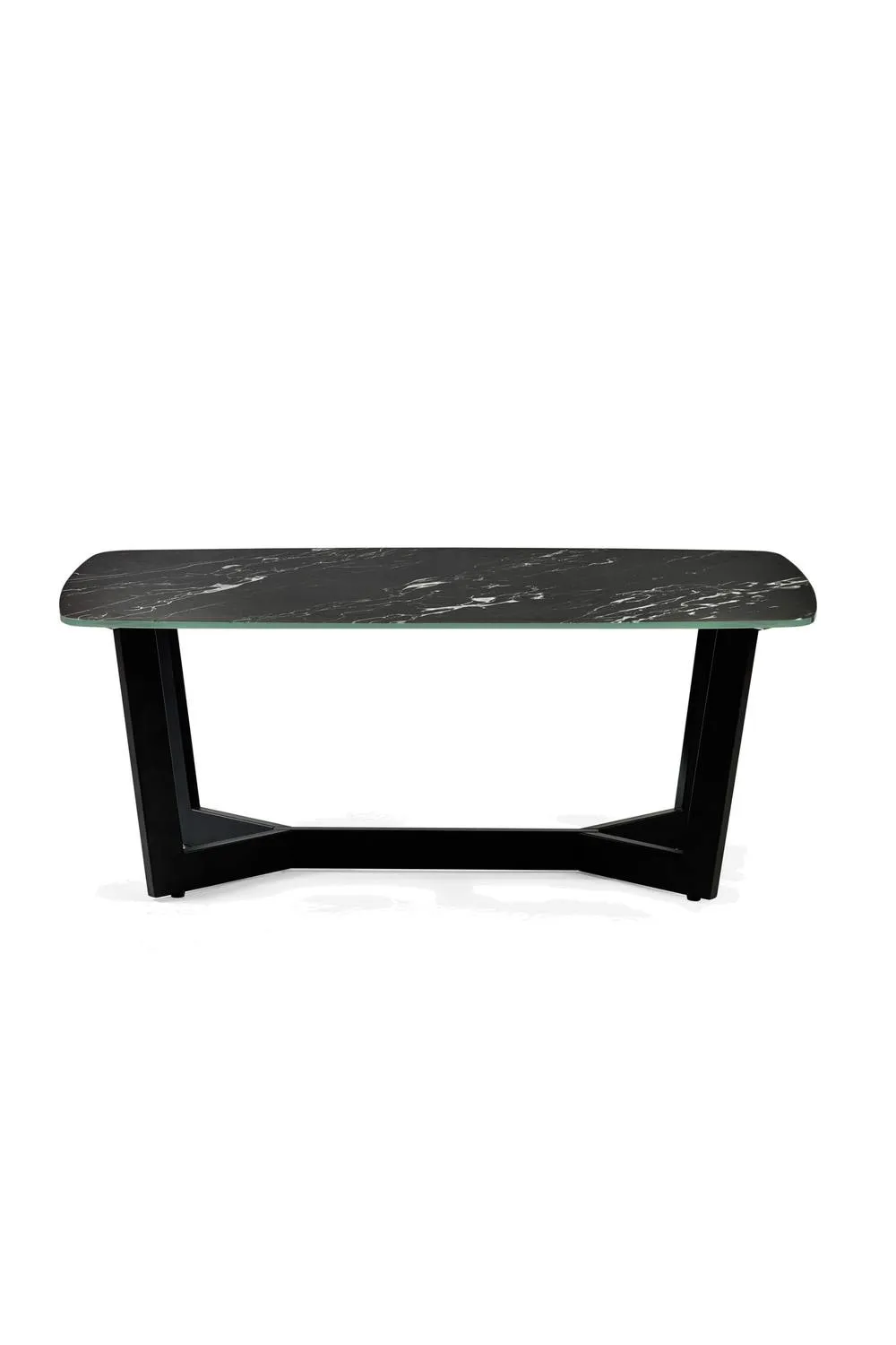 Julian Bowen Olympus Glass Top Coffee Table in Black 3