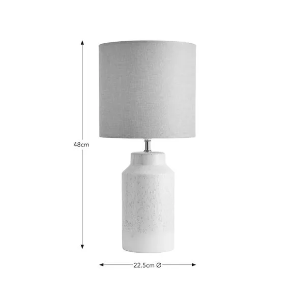 Dorma Purity Ceramic Table Lamp 5